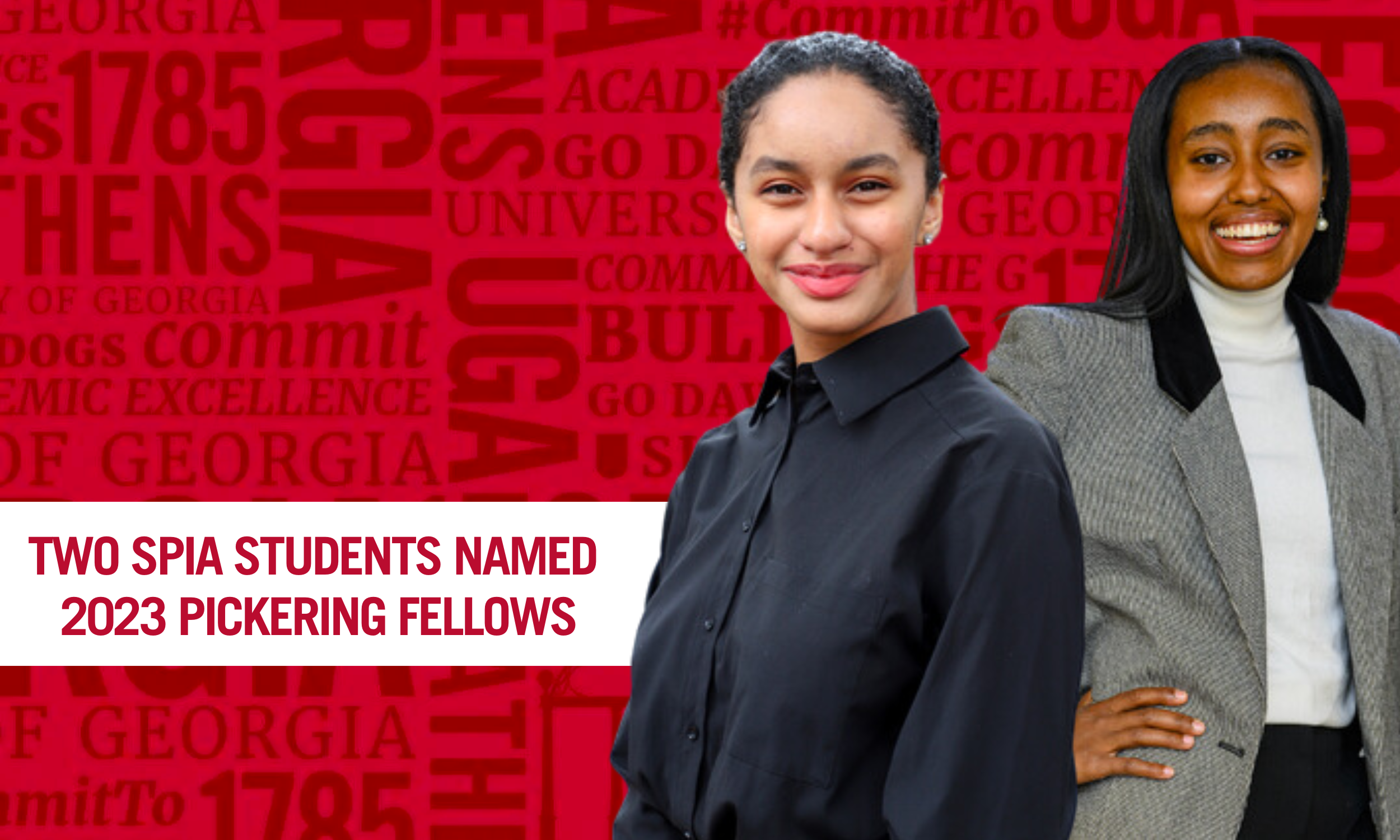 Two SPIA Students Named Pickering Fellows